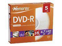 Memorex DVD R x 5 4 7 GB soportes de almacenamiento