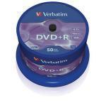 VERBATIM DVD R 4 7GB 16X SPINDLE 50 ADVANCED AZO