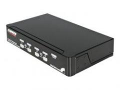 StarTech com 4 Port 1U RackMount USB KVM Switch with OSD