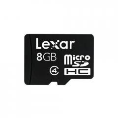 Tarjeta de Memoria Lexar MicroSD HC de 8 GB con adaptador