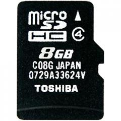 Tarjeta de Memoria Toshiba MicroSD HC de 8 GB