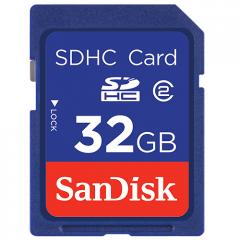Tarjeta de Memoria Sandisk SD de 32 GB