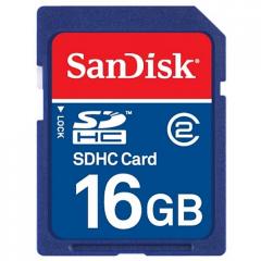 Tarjeta de Memoria Sandisk SD de 16 GB