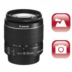 Objetivo Canon EF S 18 55 mm F/3 5-5 6 IS II para Canon EOS