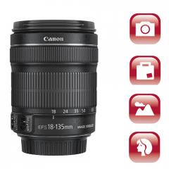 Objetivo Canon EF S 18 135 mm F/3 5-5 6 IS STM para Canon EOS