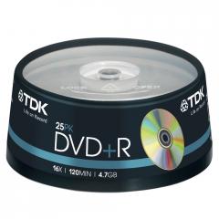 Pack 25 DVD R TDK 4,7 GB