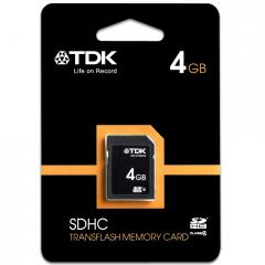 Tarjeta de Memoria TDK SDHC Clase 4 de 4 GB