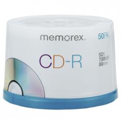 Pack 50 CD R Memorex 700 MB