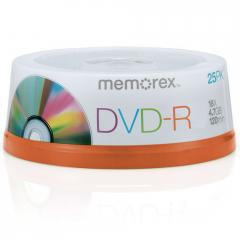 Pack 25 DVD R Memorex 4,7 GB