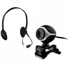 Pack Webcam Auriculares Trust Exis