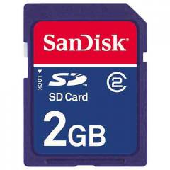 Tarjeta de Memoria Sandisk SD de 2 GB