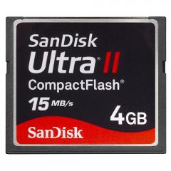 Tarjeta de Memoria Sandisk Compact Flash de 4 GB Ultra II