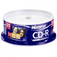 Pack 25 CD R Memorex 700 MB