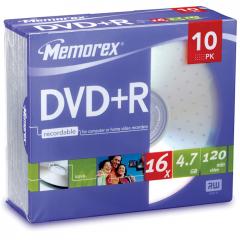 Pack 10 DVD R Memorex 4,7 GB