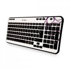 Logitech Wireless Keyboard K360 purple pebbles Teclado inalámbrico