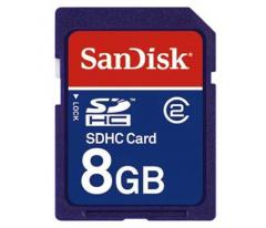 Sandisk SDHC 8 Gb