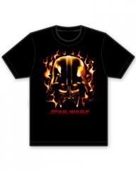 Camiseta Star Wars Máscara fuego Talla S