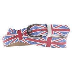 Cinturón ajustable con bandera del Reino Unido