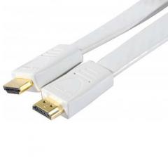 Cable HDMI Macho Macho 5m Blanco