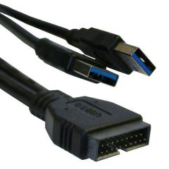 Cooltek USB 3.0 Adaptador de Cable Interno a Externo