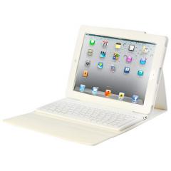 Funda Teclado Para iPad Bluetooth Blanca