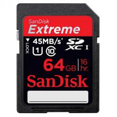 SanDisk SDXC Extreme 64GB Class 10