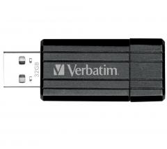 VERBATIM MEMORIA USB STORE N' GO PINSTRIPE 32 GB NEGRO