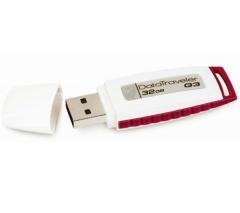 KINGSTON MEMORIA USB DATATRAVELER I G3 32 GB BLANCO ROJO