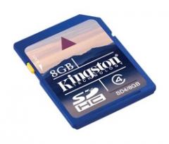KINGSTON TARJETA DE MEMORIA SD HC 8GB CLASE 4