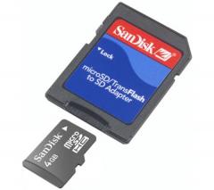 SANDISK MICRO SDHC 4GB SANDISK