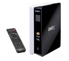 EMTEC DISCO DURO EXTERNO MULTIMEDIA MOVIE CUBE S800H 1 TB, NEGRO