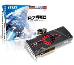 MSI RADEON HD 7950 3 GB GDDR5 PCI EXPRESS 3.0 R7950 2PMD3GD5 OC