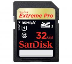 SANDISK TARJETA DE MEMORIA SDHC EXTREME PRO 32 GB 95 MO S