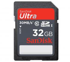 SANDISK TARJETA DE MEMORIA SDHC ULTRA 32 GB