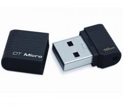KINGSTON MEMORIA USB DATATRAVELER MICRO 16 GB, NEGRO