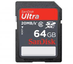 SANDISK TARJETA DE MEMORIA SDXC ULTRA 64 GB CLASE 6 (20 MB S