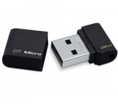 KINGSTON MEMORIA USB DATATRAVELER MICRO 32 GB, NEGRO