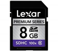 LEXAR TARJETA DE MEMORIA SDHC PREMIUM 8 GB 100X
