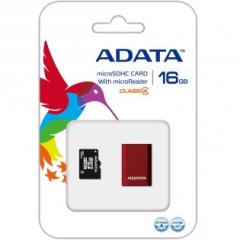 ADATA Micro SD HC 16GB Clase 4 (Tarjeta de memoria Micro Reader