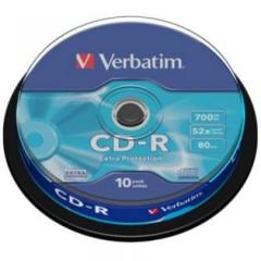 Verbatim CD R 700 MB 10 unidades en Tarrina