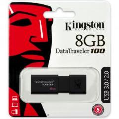 Kingston DataTraveler 100 G3 8GB Negro Pendrive USB 3.0
