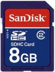 SanDisk Memory flash SDHC 8 GB Azul