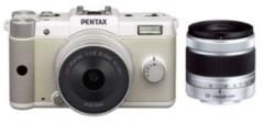 Pentax Q Double Lens Kit 1,9 47 mm 2,8 4,5 27 5-83 mm Blanco