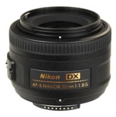 Nikon AF S DX 1,8 35 G Negro
