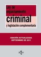 Ley De Enjuiciamiento Criminal 11 Ed V. Moreno Catena