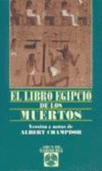 El Libro Egipcio De Los Muertos Albert Champdor