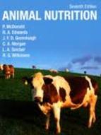 Animal Nutrition Peter Mcdonald